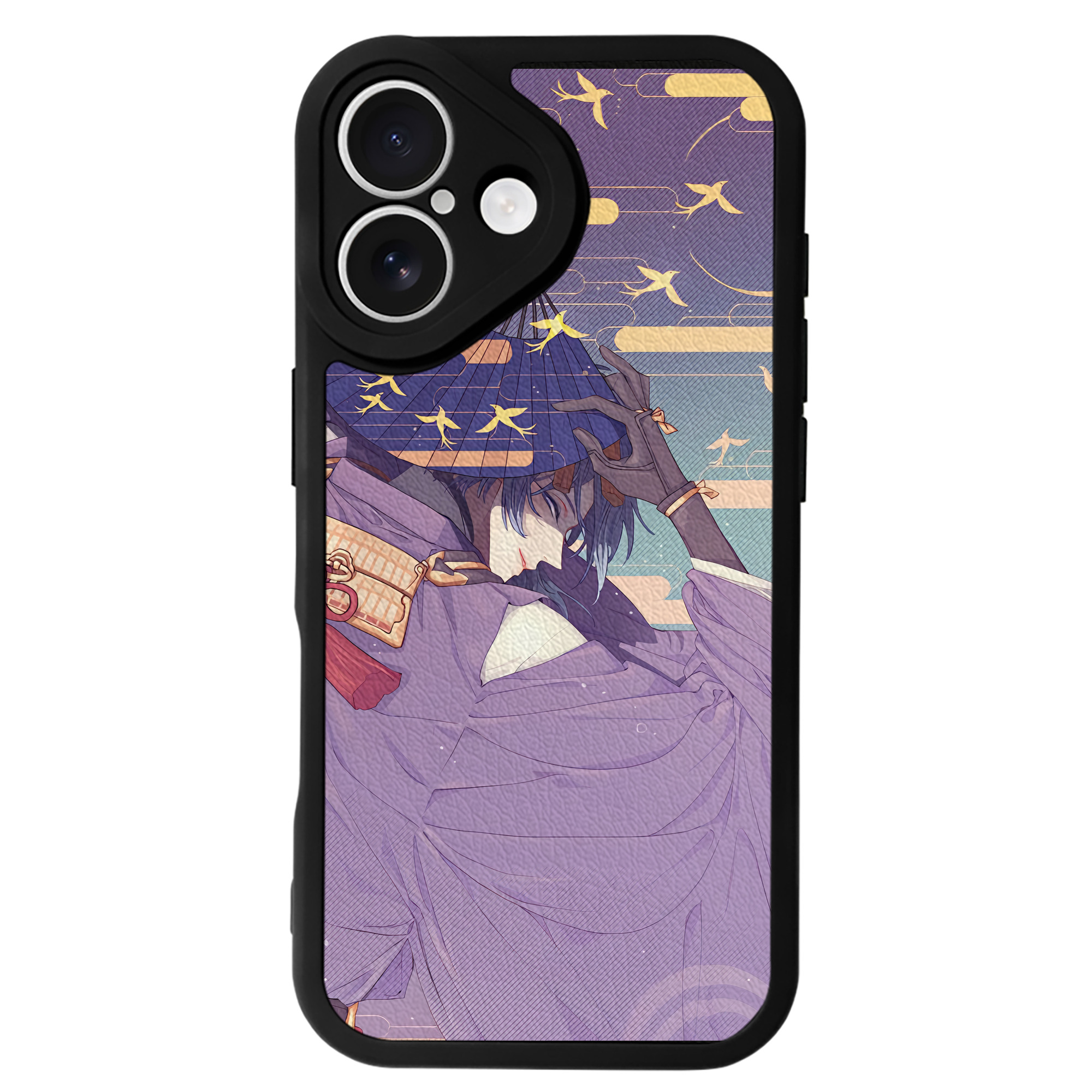 （画像用） 刀剣乱舞 Touken Ranbu 【iPhone 16シリーズ対応】シリコンスマホケース（レザー調） 材質：シリコン